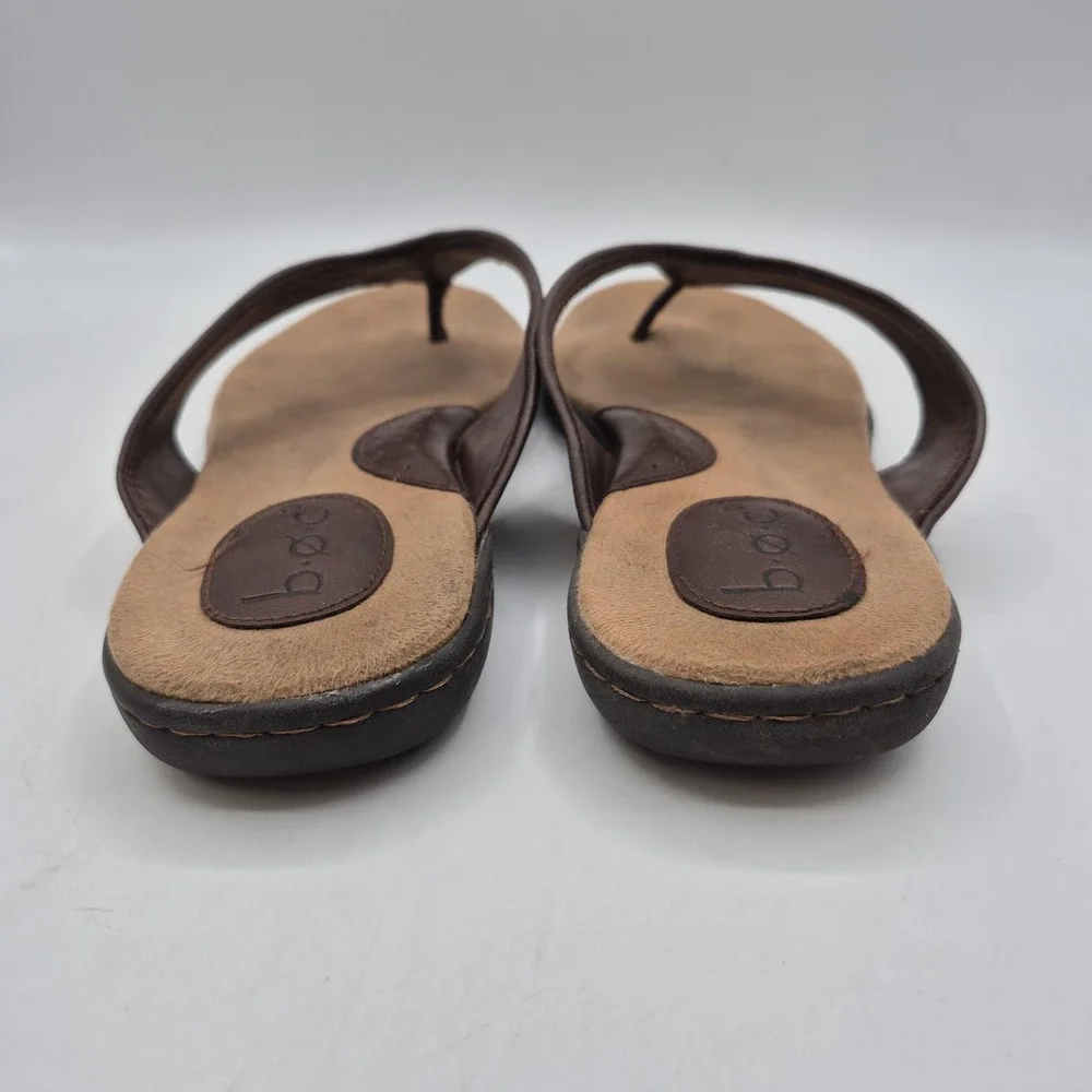 B.o.c Sandals Mens Size 10 Brown Thong‎ Flip Flop Comfort Shoes Casual Beach